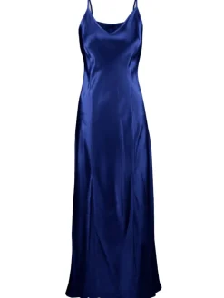 100% Seide Nachtkleid lang KLASSIK SATIN von Eva B. Bitzer