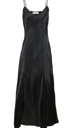 100% Seide Nachtkleid lang KLASSIK SATIN von Eva B. Bitzer