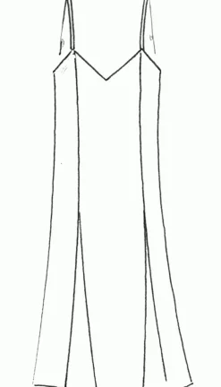 100% Seide Nachtkleid lang KLASSIK SATIN von Eva B. Bitzer