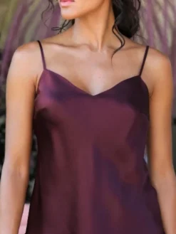 100% Seide Nachtkleid lang SOIE ODANA Marjolaine