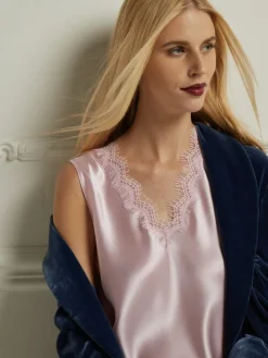 100% Seide Nachtkleid SIBILLE von Vivis