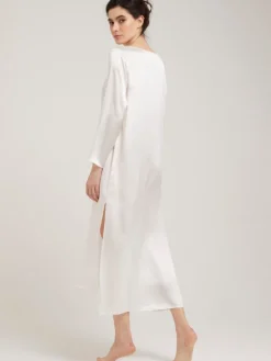 100% Seide Nachtkleid VIOLETTA lang von Vivis