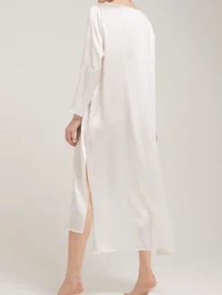 100% Seide Nachtkleid VIOLETTA uni von Vivis