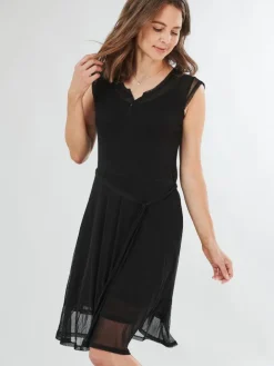 100% Seide Netztüll Kleid von Kokon Zwo