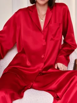 100% Seide Pyjama KLASSIK SATIN von Eva B. Bitzer