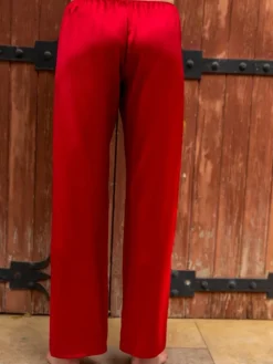 100% Seide PYJAMAHOSE Soie Unie von Marjolaine