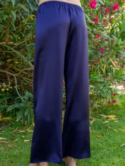 100% Seide PYJAMAHOSE Soie Unie von Marjolaine
