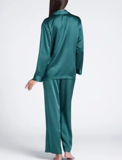 100% Seide Schlafanzug CLASSICO von Luna di Seta