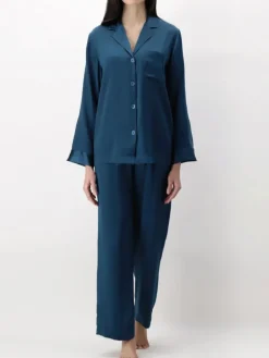 100% Seide Schlafanzug CLASSICO von Luna di Seta