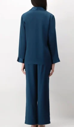 100% Seide Schlafanzug CLASSICO von Luna di Seta
