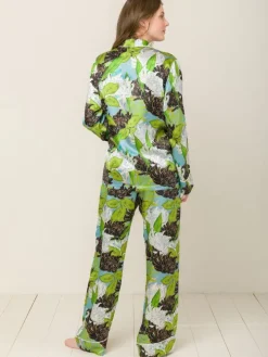 100% Seide Schlafanzug Elisabetha in VERONA GARDEN von Radice