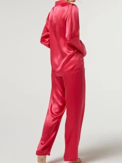 100% Seide Schlafanzug LAILA klassisch von Vivis