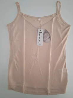 100% Seide SPAGHETTI TOP transparent Kokon Zwo