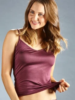 100% Seide SPAGHETTI TOP transparent Kokon Zwo