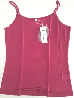 100% Seide SPAGHETTI TOP transparent Kokon Zwo