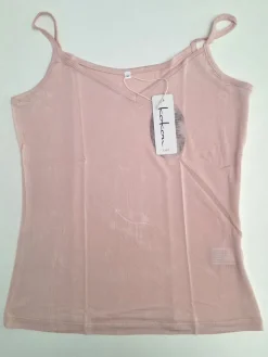 100% Seide SPAGHETTI TOP transparent Kokon Zwo