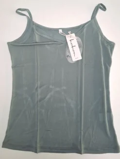 100% Seide SPAGHETTI TOP transparent Kokon Zwo