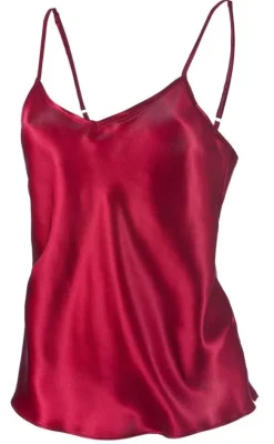 100% Seide Spaghetti-Top LONDON von Nightdreams