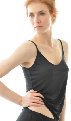 100% Seide SPAGHETTI-TOP von Alkena