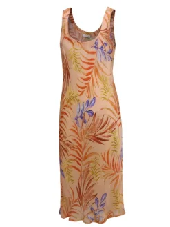 100% Seide Träger Nachthemd LEANDRA in apricot von Eva B. Bitzer