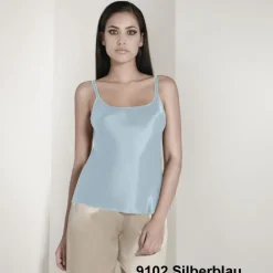 100% Seide Trägertop CLASSICO No. 2 uni von Luna di Seta