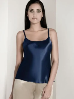 100% Seide Trägertop CLASSICO No. 2 uni von Luna di Seta