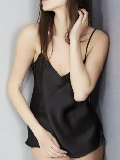 100% Seide Trägertop KLASSIK SATIN von Eva B. Bitzer