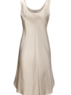 100% Seide Träger-Unterkleid KLASSIK SATIN von Eva B. Bitzer