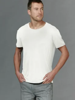 100% Seide T-Shirt für Herren Kokon Zwo