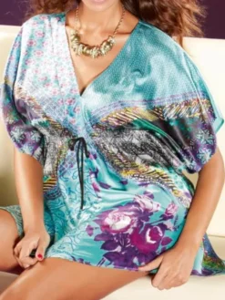 100% Seide Tunika EXOTIC von Eva B. Bitzer