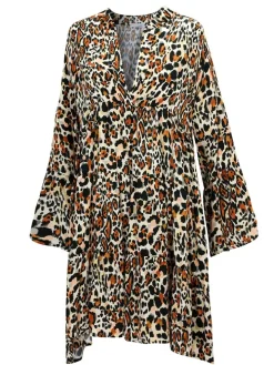 100% Seide Tunika Kleid LEONISSIMA von Eva B. Bitzer