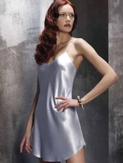 100% Seide Unterkleid CLASSICO Satin Luna di Seta