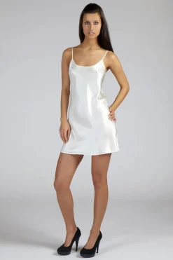 100% Seide Unterkleid kurz MASPALOMAS uni Gattina