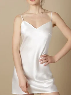 100% Seide Unterkleid SOIE ODA Satin Marjolaine