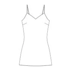 100% Seide Unterkleid SOIE ODA Marjolaine