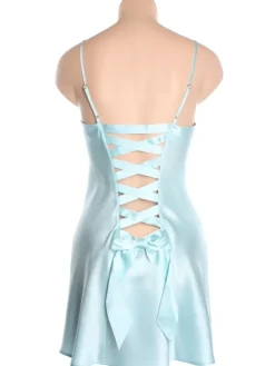 100% Seidennachthemd Satin GLYCINE von Marjolaine