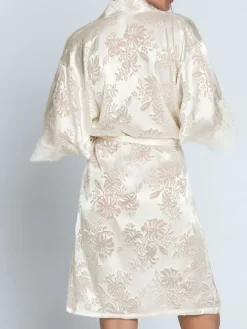 Ausbrenner Morgenmantel BELLISSIME AMOUR mit Spitze von Lise Charmel