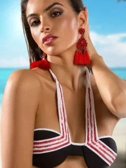 Bandeau Neckholder Bikini PAILLETTEN von Cotton Club Mare