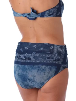 Bandeau-Bikini IBIZA in blau von Ritratti Mare
