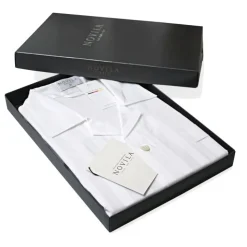 Baumwollsatin Herren Luxus-Schlafanzug KAI STREIFEN von Novila