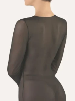 Blusen Top OTTAVIA Microtüll von Cotton Club Rubino