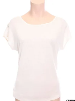 Bourette Seidenmix Sommer T-SHIRT uni von Alkena