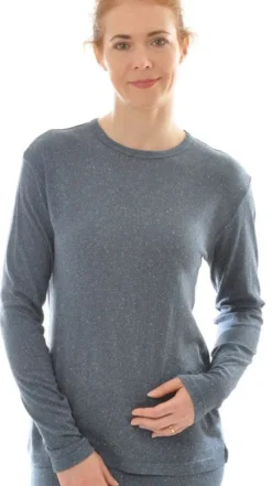 Bourette-Seide LANGARM SHIRT von Alkena