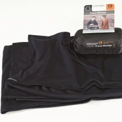 Cocoon® Reise Plaid aus Merino Wolle und Seide 140 x 180 cm