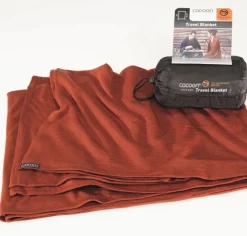 Cocoon® Reise Plaid aus Merino Wolle und Seide 140 x 180 cm