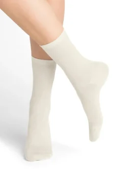 Damen Socken mit 58% Wolle 24% Seide von Bleuforêt