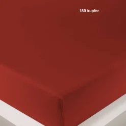 Edel-Jersey Spannbettlaken SAMTWEICH von bellana mit Lyocell