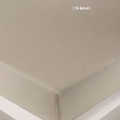 Edel-Jersey Spannbettlaken SAMTWEICH von bellana mit Lyocell
