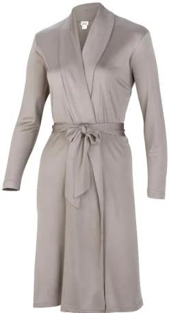 Feiner Wirkseide Morgenmantel kurz TAHITI 100% Seide Gattina