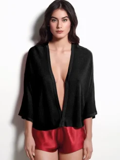 Feinstrick Cardigan von Luna di Seta Seide mit Kaschmir